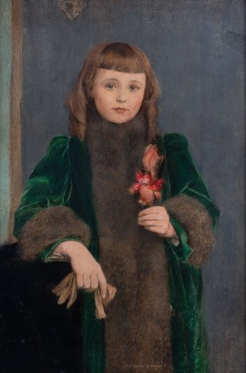 Fernand Khnopff, Portret van Yvonne Suys, 1890